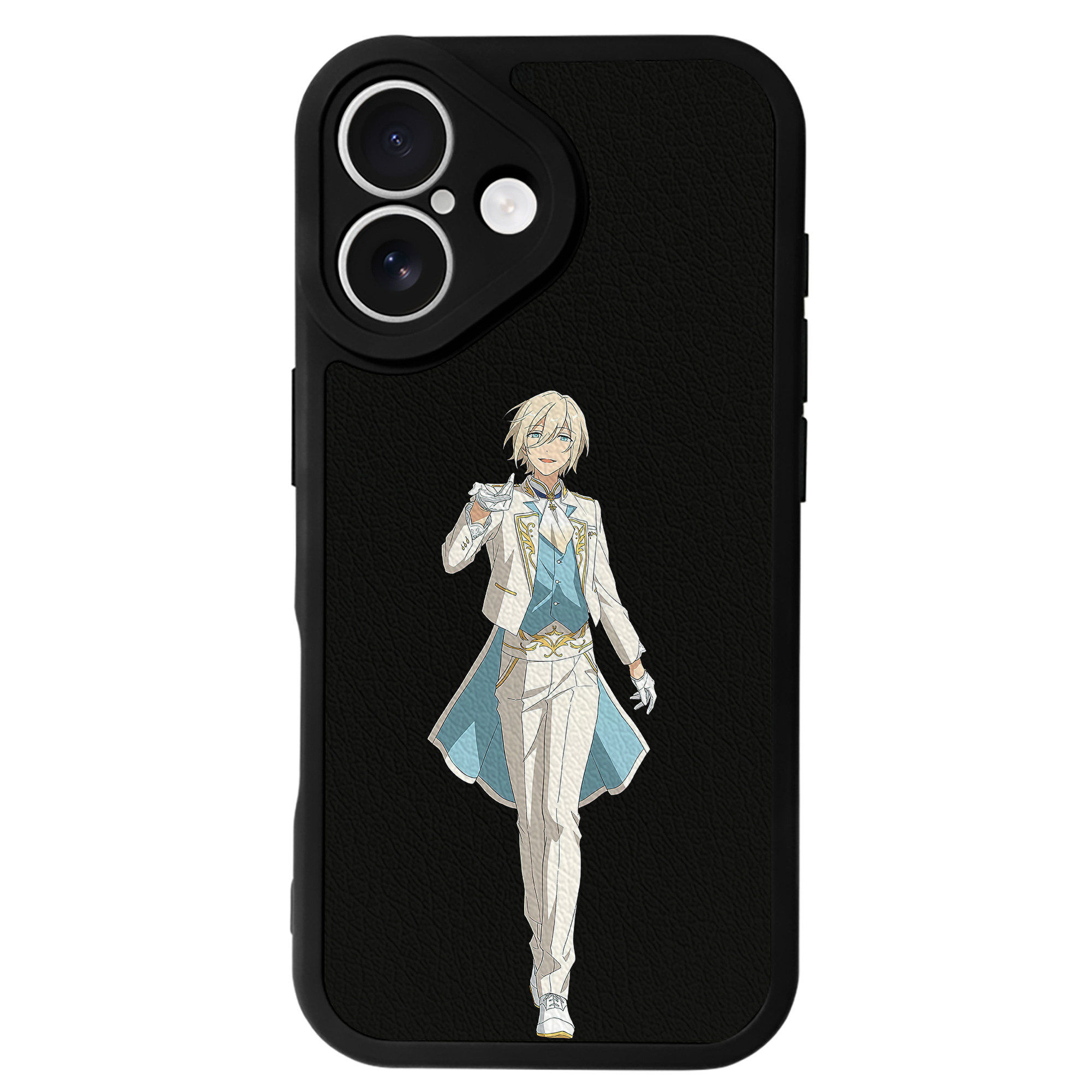 （画像用） あんさんぶるスターズ! Ensemble Stars 【iPhone 16シリーズ対応】シリコンスマホケース（レザー調） 材質：シリコン